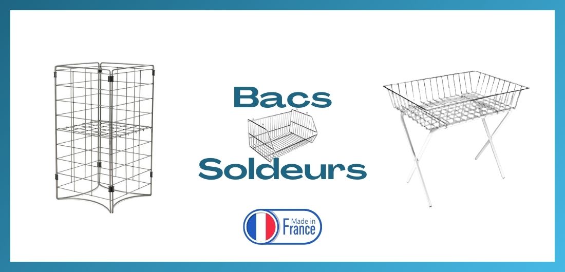 Les Bacs Soldeurs et Corbeilles en Fil d'Acier : Une Solution Pratique et Durable pour l'Agencement de Magasin