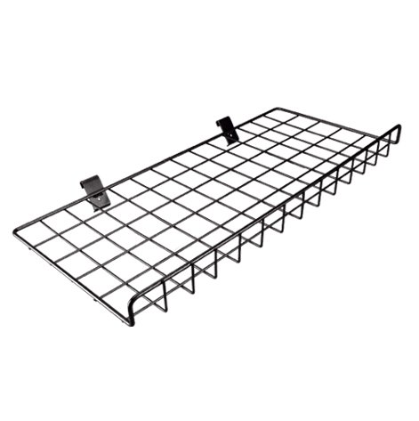 Tablette pour grille métallique plan incliné