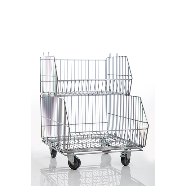 Socle pour corbeille gerbable