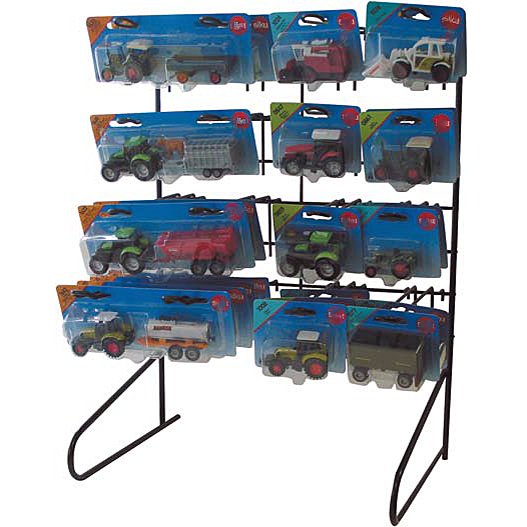 Présentoir de comptoir standard 1 face avec broches amovibles