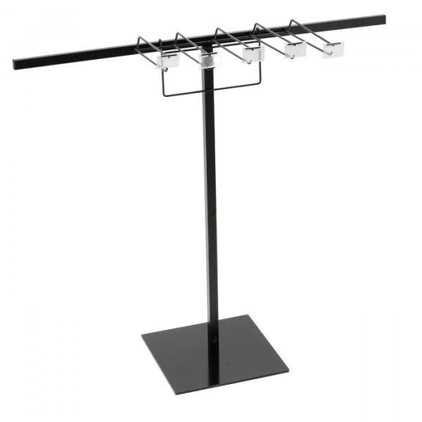 Présentoir de sol avec barre de charge