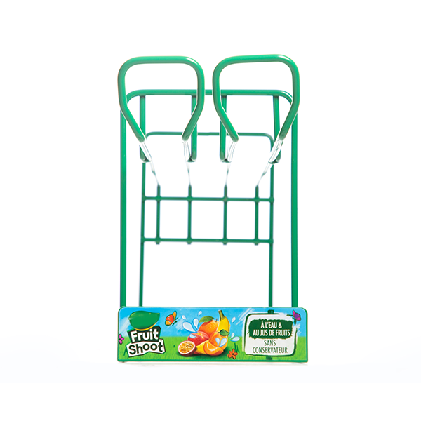 Présentoir support bouteilles pour linéaire