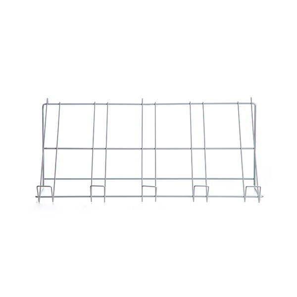 Tablette inclinée pour grille métallique