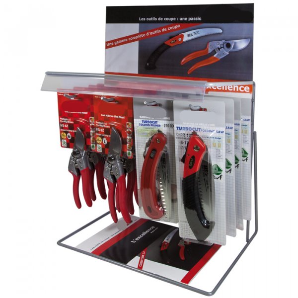 Display de comptoir pour outillage avec broches