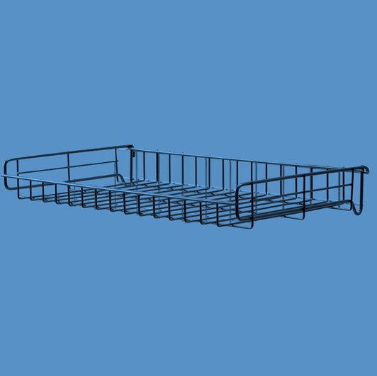 Panier pour grille métallique - prof 280 mm x haut. 70 mm