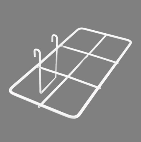Tablette pour grille en métal